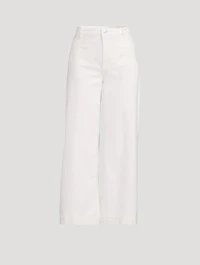 Harper Ankle Jeans With Raw Edge