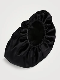 Small Crescent Satin Shoulder Bag