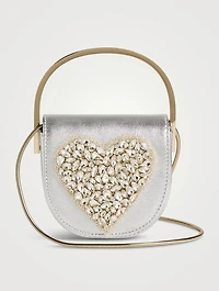 Micro Love Me Metallic Leather Bag
