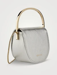 Micro Love Me Metallic Leather Bag