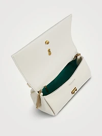 Mini Twist Leather Clutch