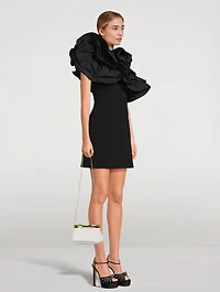 Mini Twist Leather Clutch