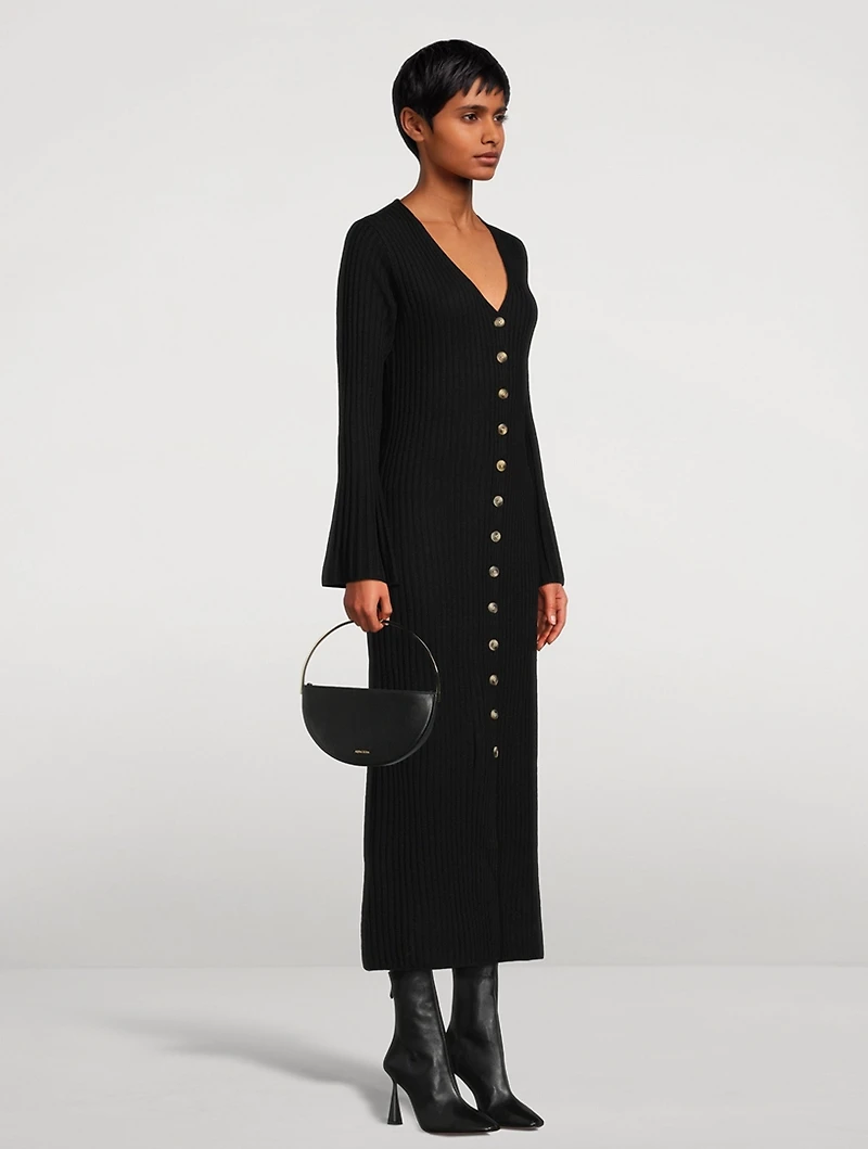 Mini Purist Leather Shoulder Bag