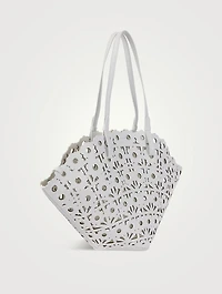 Daisy Leather Tote Bag