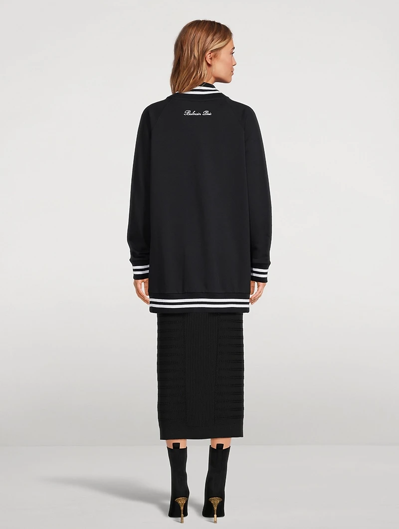 Cotton Jersey Cardigan
