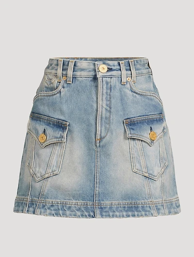 Denim Mini Skirt