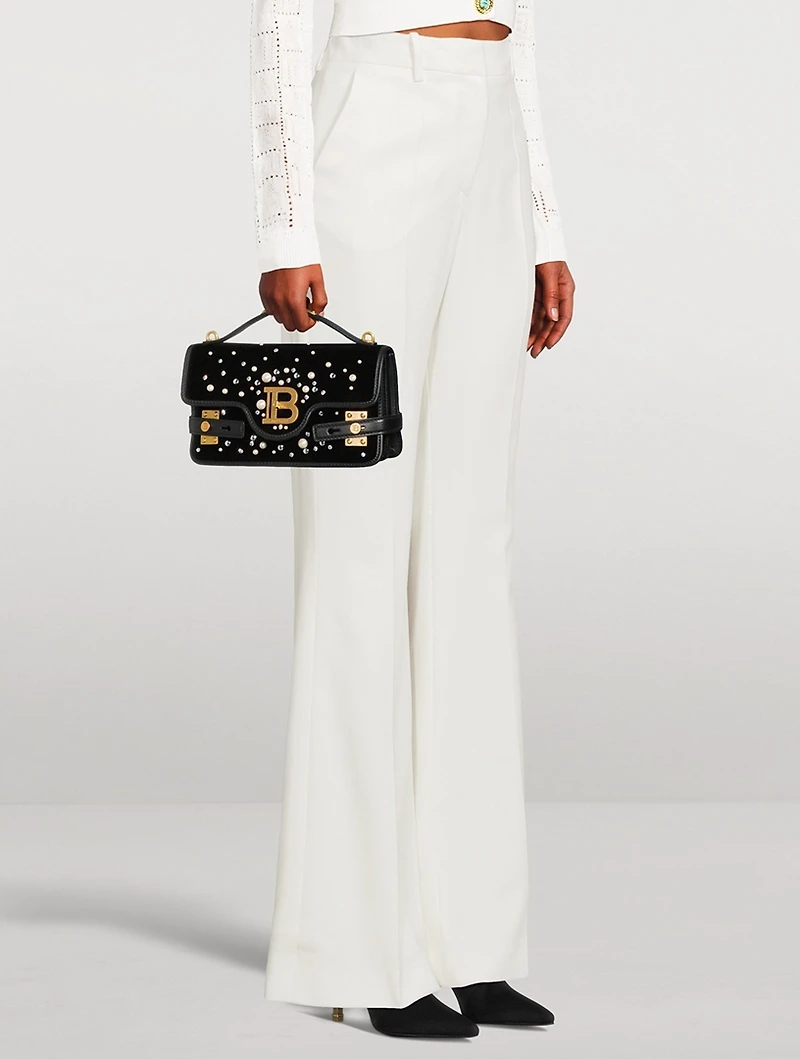 Crepe Flared Trousers