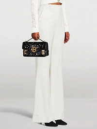 Crepe Flared Trousers