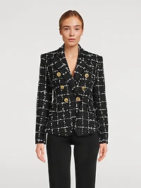 Tweed Double-Breasted Blazer