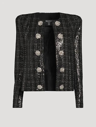 Embellished Tweed Jacket