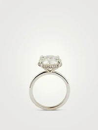 Signature 18K White Gold Solitaire Round Diamond Ring