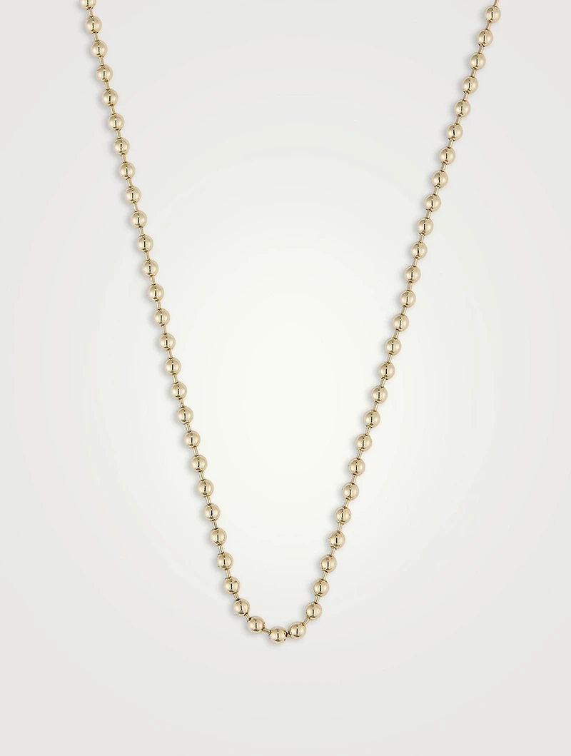Luxe 14K Gold Bead Chain