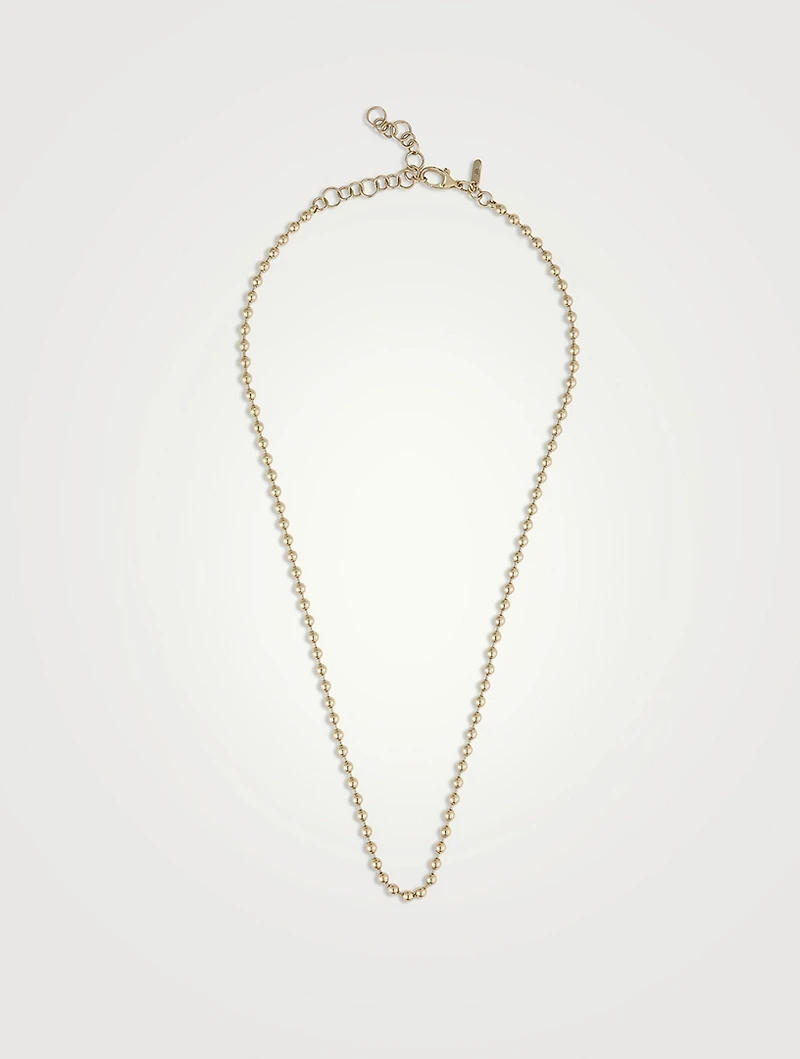 Luxe 14K Gold Bead Chain
