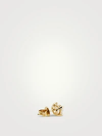 Mix & Match 14K Gold Heart Diamond Stud Earring