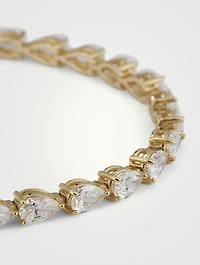 Signature 14K Gold East-West Bracelet With Pear Diamonds