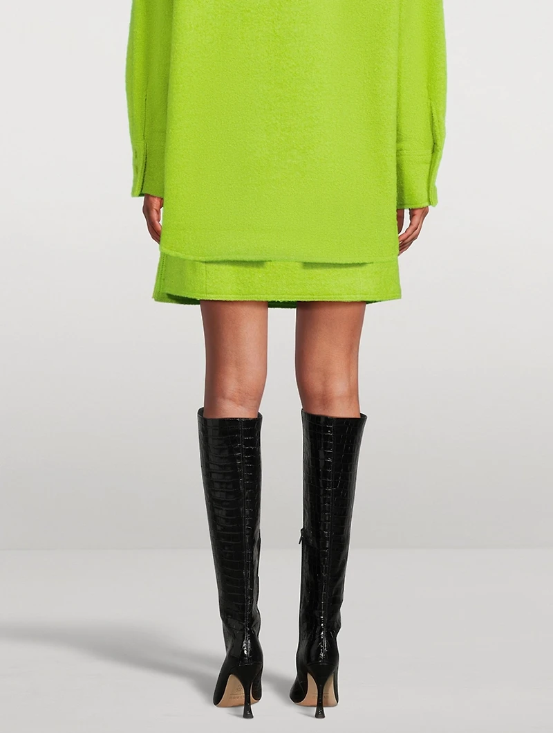 Inez Fleece Mini Skirt
