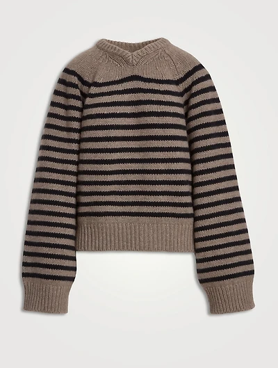 The Nalani Striped Cashmere Sweater