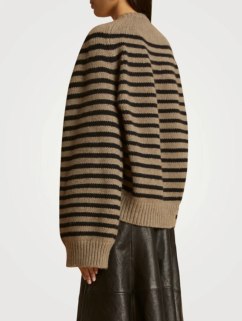 The Nalani Striped Cashmere Sweater