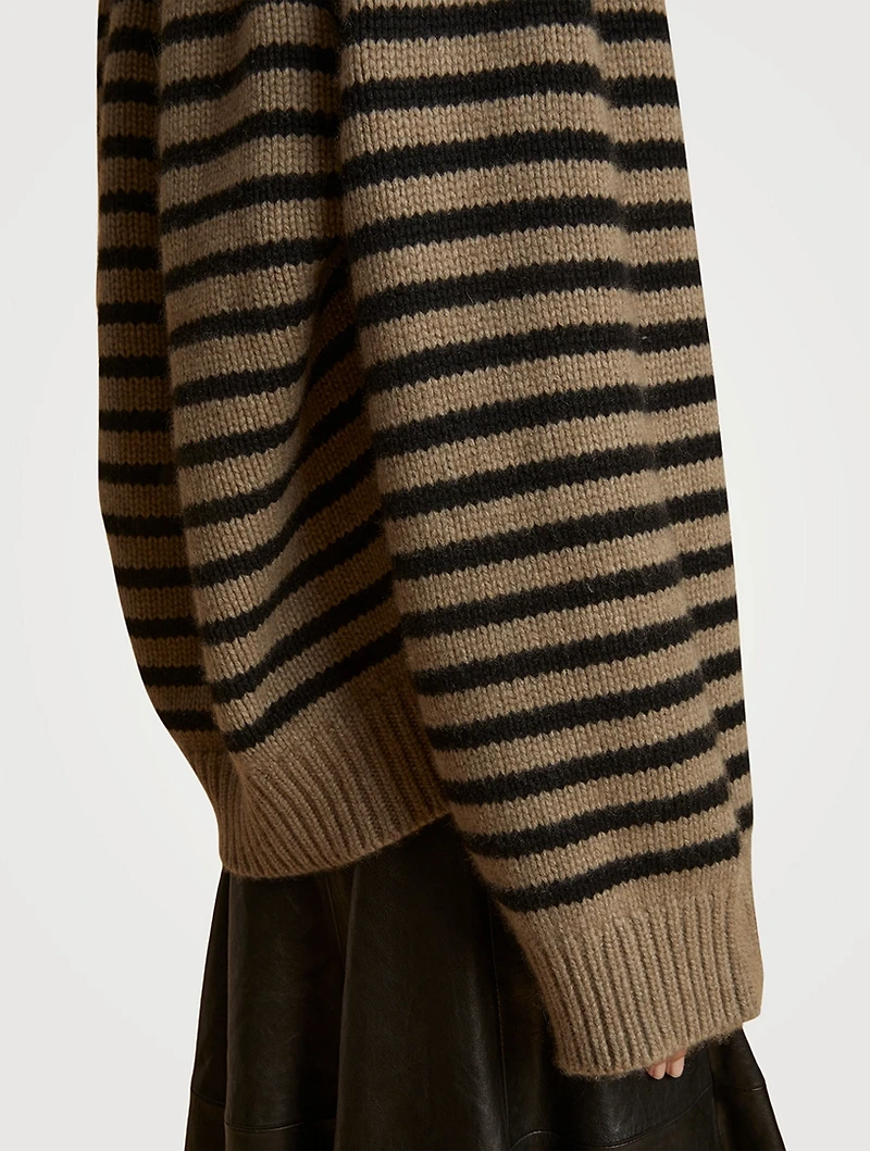 The Nalani Striped Cashmere Sweater