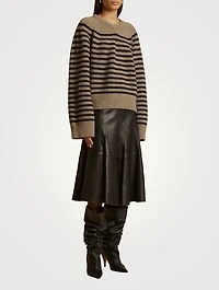 The Nalani Striped Cashmere Sweater