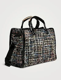Medium Metro Box Tweed Tote Bag