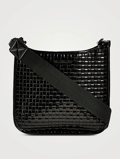 Box Woven Crossbody Bag