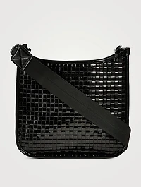 Box Woven Crossbody Bag