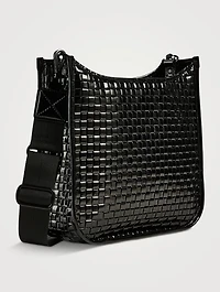 Box Woven Crossbody Bag