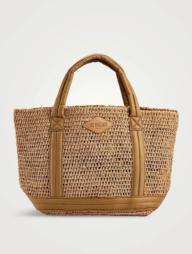 Small Raffia Tote Bag