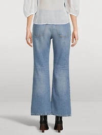 Cropped Bootcut Jeans