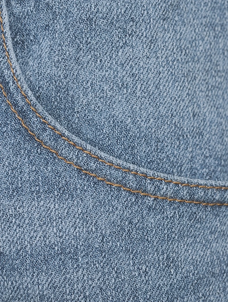 Cropped Bootcut Jeans