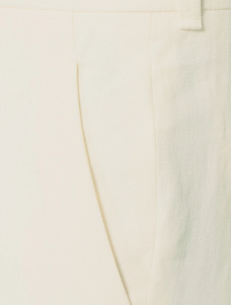 Linen Flared Trousers