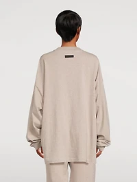 Cotton Logo Long-Sleeve T-Shirt