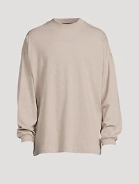 Cotton Logo Long-Sleeve T-Shirt