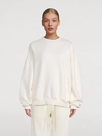 Cotton-Blend Crewneck Sweatshirt