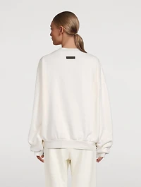 Cotton-Blend Crewneck Sweatshirt