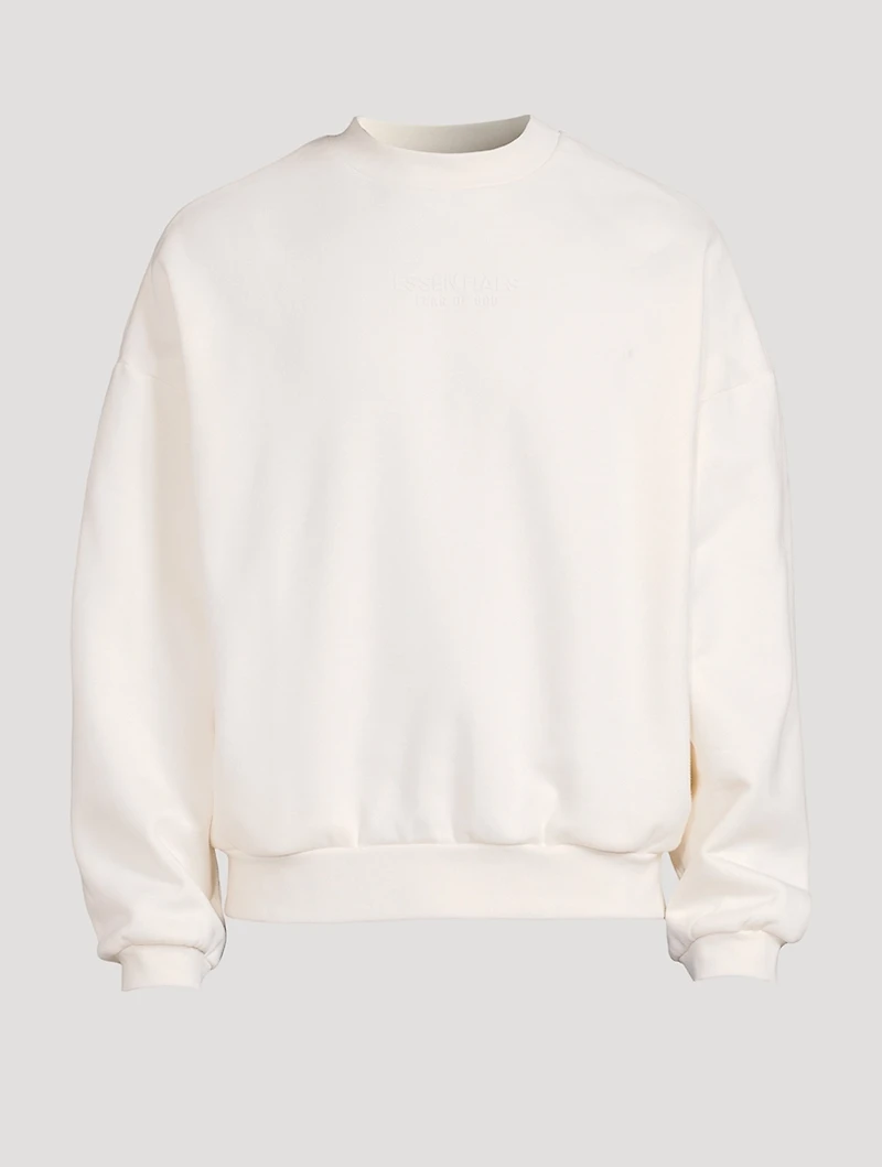 Cotton-Blend Crewneck Sweatshirt