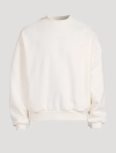Cotton-Blend Crewneck Sweatshirt
