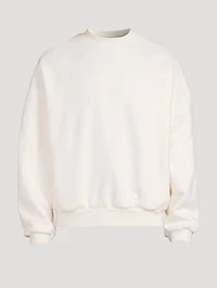 Cotton-Blend Crewneck Sweatshirt