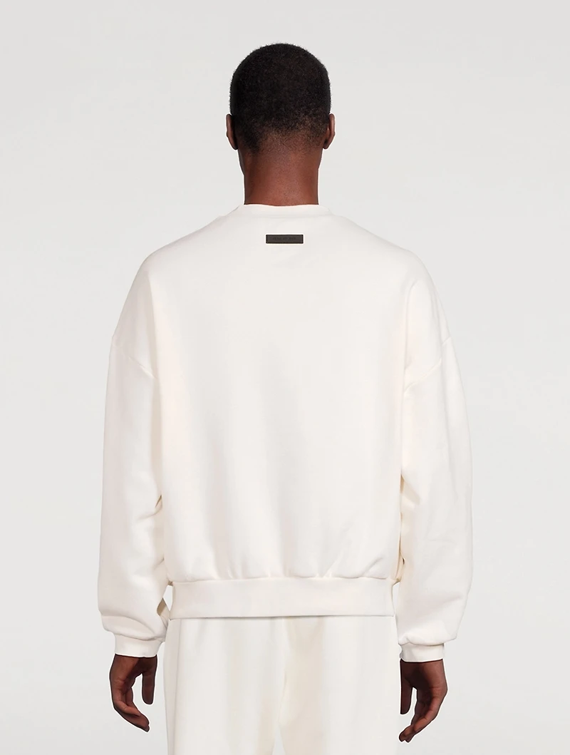 Cotton-Blend Crewneck Sweatshirt