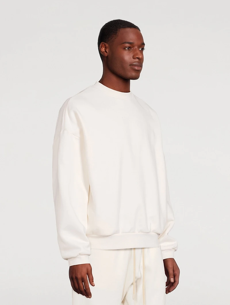 Cotton-Blend Crewneck Sweatshirt