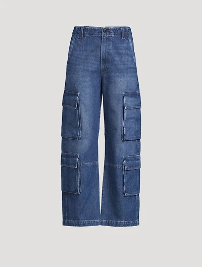 Delena Wide-Leg Cargo Jeans