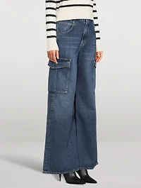 Minka Wide-Leg Cargo Jeans