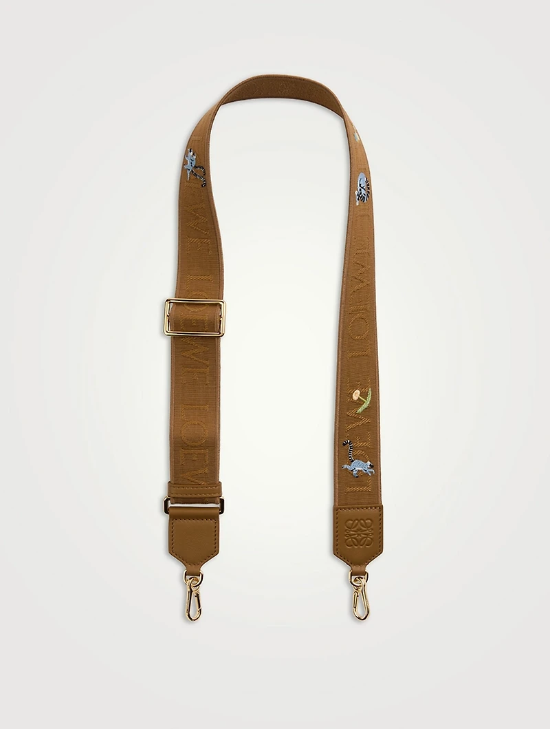 Loewe x Suna Fujita Lemur Jacquard Canvas Strap