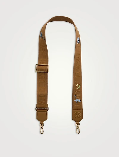 Loewe x Suna Fujita Lemur Jacquard Canvas Strap