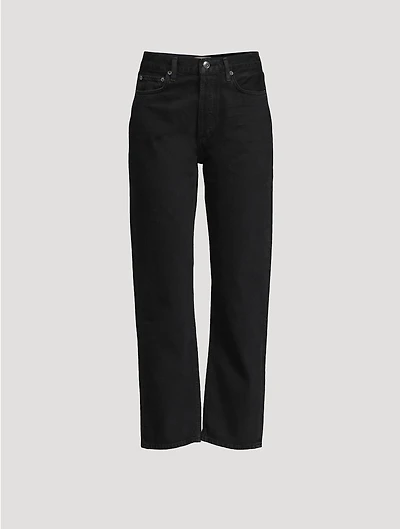 90s Pinch Waist Straight Jeans