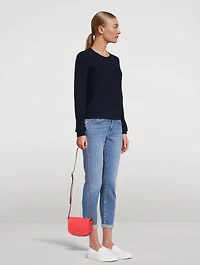 XS Épure Leather Crossbody Bag