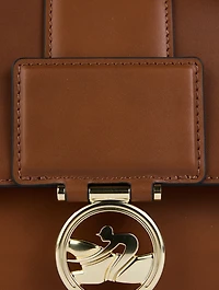 Medium Box-Trot Leather Crossbody Bag
