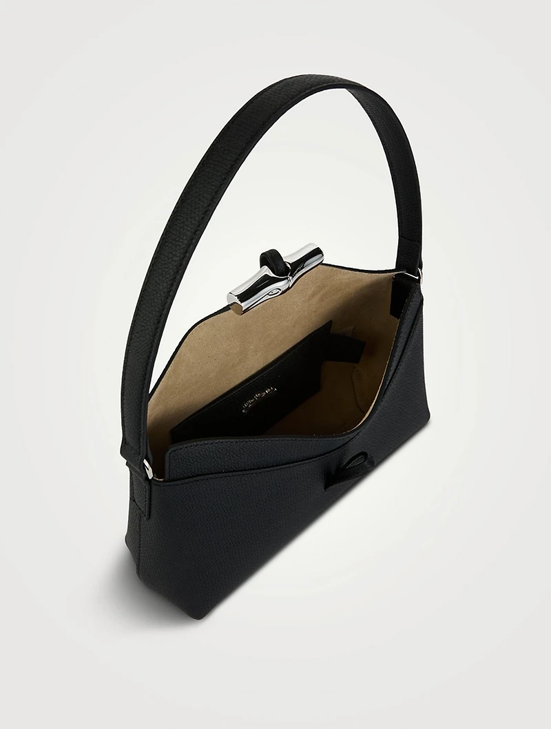 Small Roseau Leather Shoulder Bag