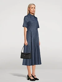 Small Roseau Leather Shoulder Bag